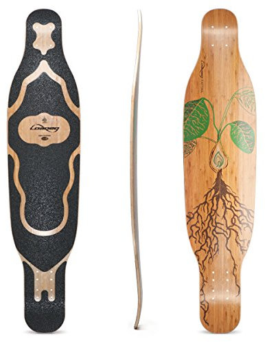 Loaded Boards Fattail Bamboo Longboard Skateboard Deck (Flex 2)