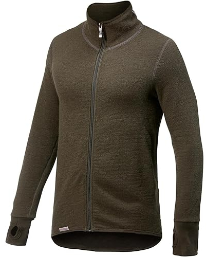 Woolpower 400 Jacket Men - Midlayer Merino Jacke,pine green,M