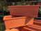 MONACIS FIORIERA Cassetta Rettangolare MILLERIGHE in Resina da 80CM (Terracotta)