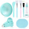 Lot de 10 bols de mélange pour masque visage avec masque en silicone et spatules pour le visage