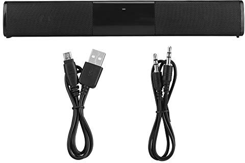 Altavoz, Barra de Sonido de TV, Sonido estéreo 3D U Disk Play Soporte Dispositivo de Audio para computadora Home Theatre