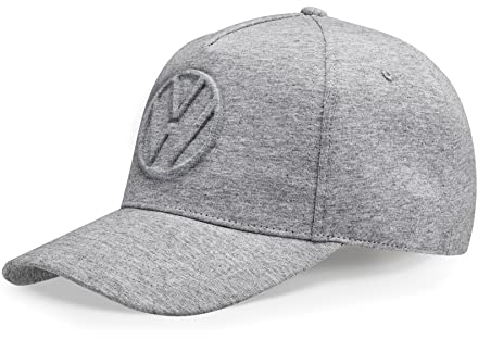 Volkswagen 5H1084300 Basecap New Kappe Cap Baseballcap, 3D Logo, grau