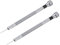 sourcing map Micro Precision Screwdriver, 1.0mm Slotted Head for Watch Eyeglasses Electronics Repair 2 Pcs