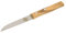 Constant - Solingen Messer mit Holzgriff Olive, Premium Gemüsemesser mit rostfreier Klinge aus Chrom-Stahl, extra scharfes Küchenmesser dank Dünnschliff & Handabzug, Made in Germany