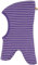 loud + proud Unisex Kinder Lt1 Schlupfmütze Derby Rib, GOTS Zertifiziert Sturmhaube, Violet, 51-52 EU