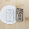 Fragezeichen cookie cutter Fondant Keksstempel/Ausstechform keksausstecher PLA ca.8cm
