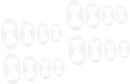 UPKOCH 16pezzi Tagliabiscotti Forma Di Osso Per Cani Stampi Plastica Per Biscotti e Dolci Utensili Da Cucina Riutilizzabili Per Decorazione e Feste