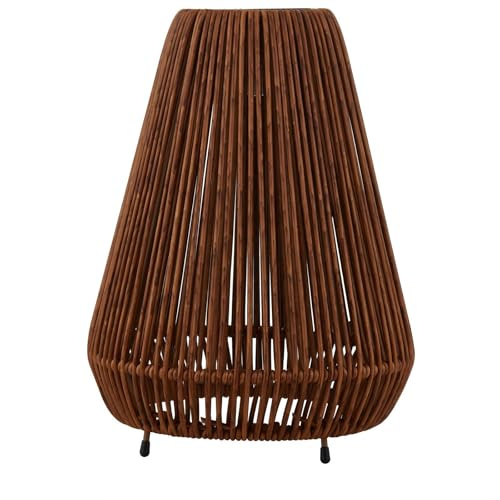 Lindby LED Amaria dimmbar (spritzwassergeschützt (Landhaus, Vintage Rustikal) aus Holz (1 flammig)