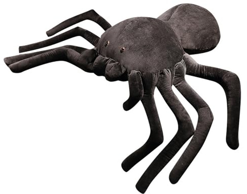 Herfair Stofftier Puppe Lebensechte Spinne Plüschtier Kuscheltiere Simulation Spinne Wurfkissen Kreatives Lustiges Tease Kuscheltier Geschenk Halloween (40 * 25cm)