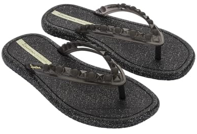 Ipanema Femme Meu Sol mais Ad Tongues, Black Pearly Black, 37 EU