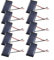 YUANGANG 10 pièces panneaux solaires portables 5V 60mA mini panneaux solaires pour bricolage charge solaire portable 68x36mm