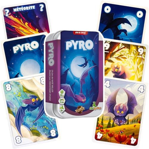 Origames - Pyro - Jeu d'ambiance, de Bluff et de mémoire - Jeu de stratégie Pour 2 à 6 joueurs - Français - 85209