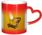 Birthday Gifts 11 oz Mug Starry Sky Cute Coffee and Tea Cute Crying Chainsaw Mug Ceramic Coffee Mugs for Women and Men