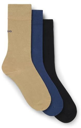 Hugo Men's 3p Rs Uni Cc 10242922 01 Regular_Socks, 971open Miscellaneous, 43-46