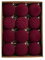 Samt-Weihnachtskugeln, Samtkugeln, Rote Kugelverzierung, 12 Beflockte Kugelverzierungen, Bauernhaus-Weihnachtskugelkugel, Saisonale Dekoration Für Hochzeiten, Verlobungen, Jubiläen, Weihnachten