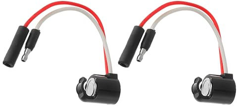 CDDCWZ 2PCS 297216600 Refrigerator Defrost Thermostat Replacement Part by - Exact Fit for Frigidaire & Kenmore Refrigerators/Freezers - Replaces 1483781 216731000 216872200 218673001 218673008