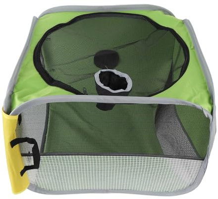 Caja Secadora para Gatos, Caja Secadora Plegable Portátil de Tela Oxford Resistente al Agua con Ventana Transparente 53.5 x 41.5cm para Gatos, Perros Pequeños y Medianos