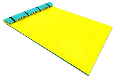 Harilla 180x55 cm Mat de Flotación de Agua Pad Flotante Xpe Rollito Flotador Piscina Rompo para Nadar Buceo