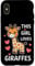 This Girl Loves Giraffes Case for iPhone X/XS