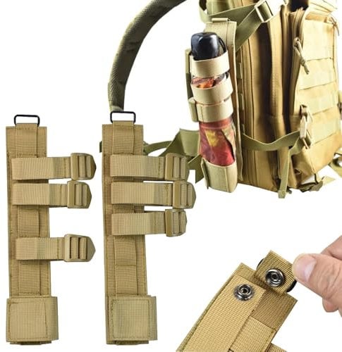 YChoolco Tactical Gear Tool Sheath MOLLE Attachment Knife Sheath Bag Flashlight Holster Utility Tool Pouches Case Tactical Gear Holder(Black)