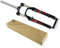 LYDSB Forcella Ammortizzata per Mountain Bike da 26 Pollici, Escursione 100 mm, Forcella Anteriore a Tubo Dritto, sgancio rapido, Freno a Disco V da 9 x 100 mm, Blocco Manuale