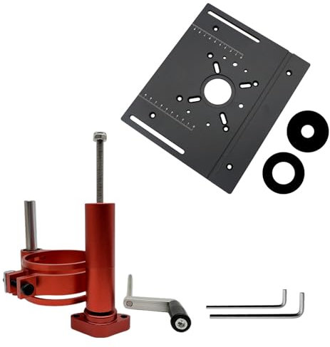 Accurate Router Table Lift System for 2.51-2.56 Inch Motor Router Lift System Compatible with S 8-2 Router Table with Insert Ring