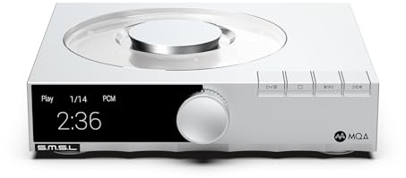 S.M.S.L PL200T Reference MQA-CD Digital Transport/CD Player:Triple Power Modes, Supports 32bit/768kHz & DSD512, 44.1kHz/10MHz Clock Input & Output, enables MQA Full Decoding, with Remote Control