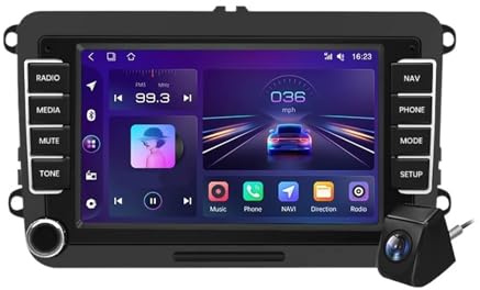 Touch Screen Car Radio For VW For Golf 5 6 For Polo For Passat B6 B7 For Tiguan For Seat 7 Carplay(V1C (1GB 32GB) AIHS01)