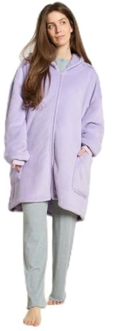 OHS Oversized Hoodie for Women Wearable Blanket, Ultra Soft Warm Sherpa Fleece Jacket Women Hooded Blankets Sweatshirt Zipper Hoodie Blanket Cardigan - Cream, Black, Navy