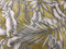 Wild Ferns Ochre Green/Grey Cotton 140cm/54 Curtain Fabric Designer Material Sewing Upholstery Curtain Craft Fabric (Metre)