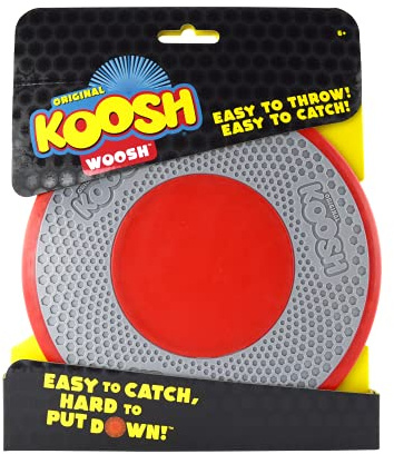Koosh Woosh -- Frisbee for the Ball That's Easy to Catch, Hard to Put Down -- So Many Ways to Play! -- Ages 6+