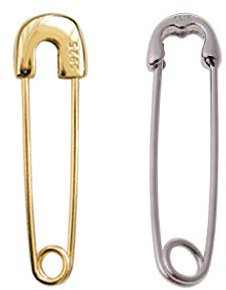 SOFEA Modische Ohrringe, Punk, Sterlingsilber, Sicherheitsnadel, Ohrstecker, Ohreinfädler, Schmuck, Unisex