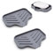 2PCS Sponge Holder, XIACIBDUS Soap Holder Kitchen Sink Organiser, Silicone Soap Dish for Kitchen Sink with Drain Spout, Soap Dish Tray for Kitchen Counter Bathroom Dispenser Scrubber (5)