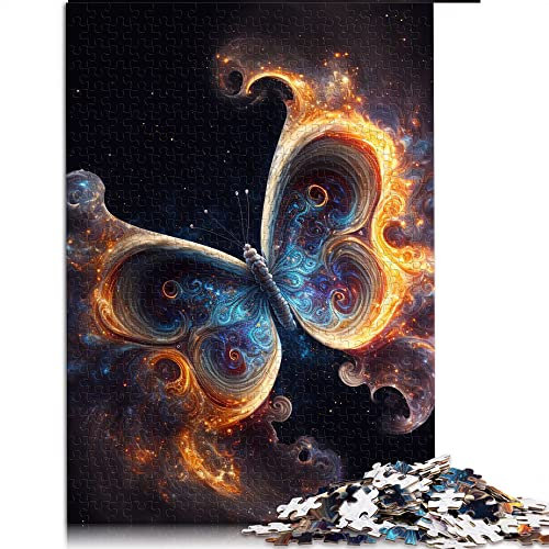 CARGIS 1000 Teile Puzzle Erwachsene Schmetterling Puzzle Modernes Puzzlespiel für Kinder und Erwachsene, 26x38cm, 1000 Stück, 8-12 Jahre