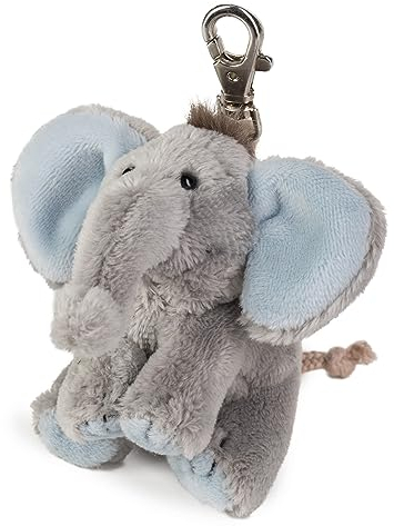 Schlüsselanhänger Plüsch Elefant BabySugar Blue, 7x9x8 cm