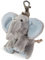 Schaffer 0259 Porte-clés peluche éléphant „Babysugar blue“