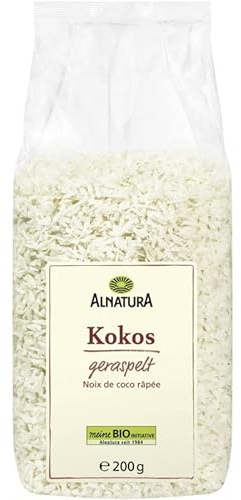 ALNATURA - Noix De Coco Râpée Bio - 200 g - Idéale pour une alimentation diététique et nutritive - Lot De 4