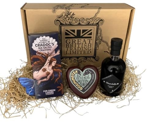 Hamper for Him - Cheese, Port and Crackers