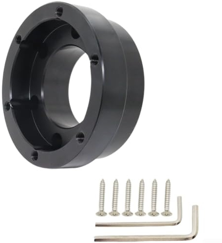 70 mm Adapterfuß für Logitech G29 G920 G923 Rennräder bietet sichere Befestigung und verbesserte Kompatibilität (schwarz)