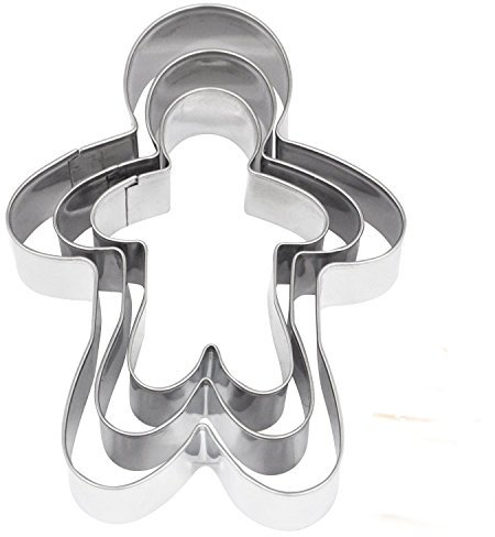 Emporte-Pièce, LoveChef Lot de 3 Découpoirs emporte-pièces Mannele