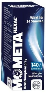 MometaHEXAL® Heuschnupfenspray| 140 Sprühstöße | Sprüh Deinen Heuschnupfen weg! | 2-in-1 Effekt: Befreit die Nase und beruhigt die Augen | Nur 1x täglich