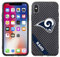 Prime Brands Group Handyhülle für Apple iPhone X und XS, NFL Lizenziertes Los Angeles Rams - Black Carbon