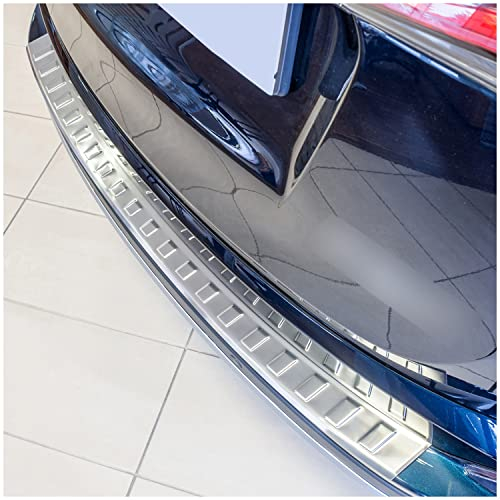 tuning-art BL942 Ladekantenschutz mit Abkantung passend für Toyota RAV4 4 2016-, Farbe:Silber