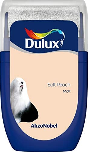 Dulux Walls & Ceilings Tester Paint, Soft Peach, 30 ml