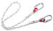 Portwest Single Rope Restraint Lanyard, Size: One Size, Colour: White, FP24WHR