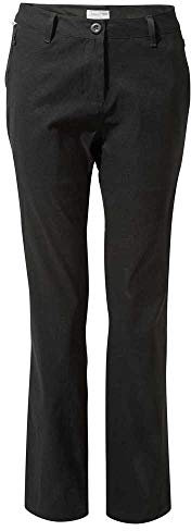 Craghoppers Womens Kiwi Pro Trousers Hiking Pants, Black, 24 Short EU