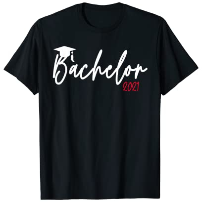 Bachelor Hut 2021 Abschluss Geschenk Bachelorabschluss T-Shirt