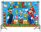 Themenparty Hintergrund Cartoon Party Hintergrund Kinder Geburtstag Party Foto Hintergrund Fotografie Banner Geburtstag Party Dekoration 15,7 x 91,4 cm