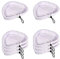 Hazrcvr Ricambi Scopa a Vapore 8 Pezzi Panni per Scopa a Vapore Universale In Microfibra Triangolare Pad Cover Ricambio