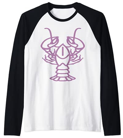 Art preppy de homard Manche Raglan